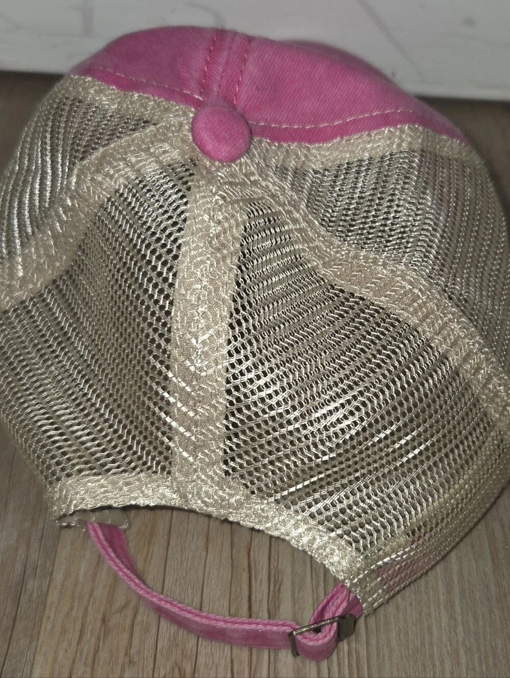 Pink Mesh-Back Women's Baseball Cap with 'I'M THE PROBLEM' Slogan